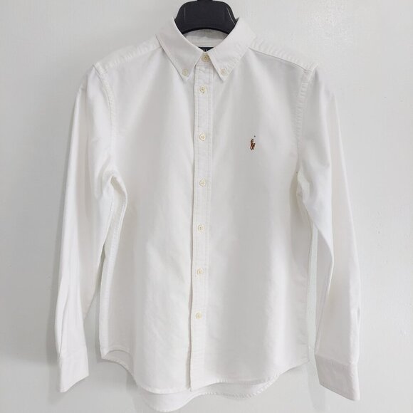 Polo Ralph Lauren Other - Polo Ralph Lauren Long Sleeve Shirt Boys Size Large 14-16 White Dress Shirt Used